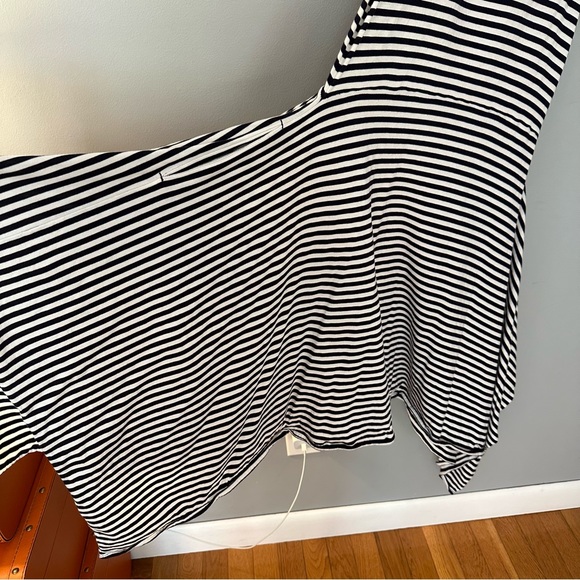 Crewcuts Striped Handkerchief Navy and White Striped Dress — Size 16 - Picture 4 of 6